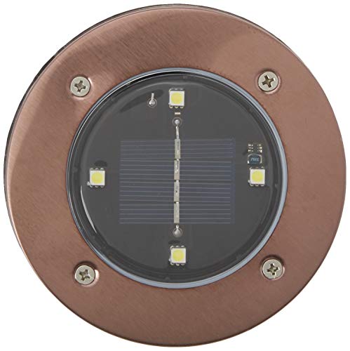Bell+Howell Disk Lights Solar Weatherproof LED Outdoor, As Seen on TV, 4 Count (Pack of 6) - size: 4 Count (Pack of 6)