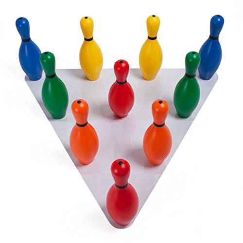 Champion SportsWeighted Foam Bowling Pin Set - color: Multicolored, size: 10 Pin Set (Ball Sold Separately)