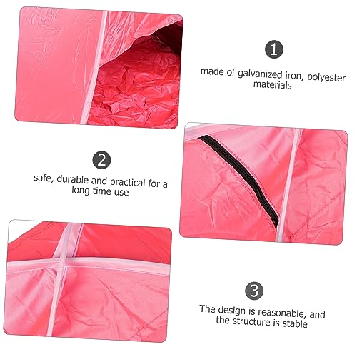 Happyyami Instant Sun Shade Canopy Beach Tent Pet Tent Portable Hiking Tent Fast Sunshade Shelter Head Sun Shade Automatic Camping Tent Baby Play Pool Tent Travel Galvanized Iron Mini Laptop