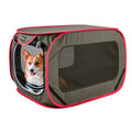 32inch Small Medium Pop Up Kennel,Collapsible Travel Pet Crate, Indoor and Outdoor Portable Dog Enclosure, Portable Pet Car Seat Kennel - size: Small