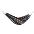 Vivere Brazilian Style Double Hammock Patio Outdoor Hanging Swing, Rio Night - color: Rio Night