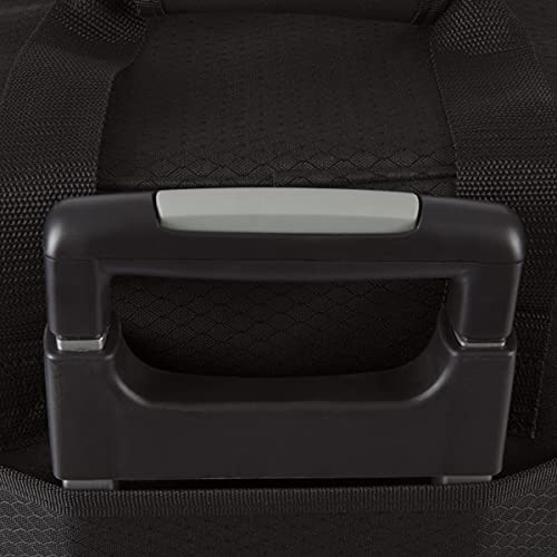 Picnic TIME Cellar 6-Bottle Wine Carrier & Cooler Tote, Insulated Padded Wine Cooler Bag for Travel, Portable Water-Resistant Wine Bag, (Black with Gray Accents) - style: Wine Carrier With Trolley