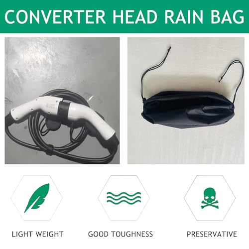 EV Charger Plug Cover, Waterproof Outdoor EV Charger Cover, Rain Sun UV Snow Dust All Weather Protection, Electric Car Charging Port Plug Cover (Double Line) - color: Double Line