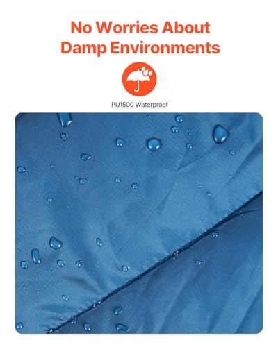 VEVOR Camping Blanket, Large Warm Wearable Stadium Blanket, Waterproof & Windproof, Polyester Fiber, Flame Retardant, Great for Outdoors, Picnics, Hiking, Sports Events, Travel, 75" x 52", Printed - color: Printed