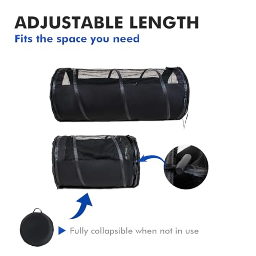 Pet Tube Soft Sied Dog Carries,Extra Long Cat Tunnel for Cars, Outsidet Enclosures Playpen Tunnel Catio for Long Distance Travel Road Trip