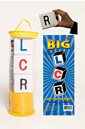 LCR Big Left Center Right™ Dice Game - Zip Bag (Yellow) - color: Yellow