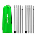 SANLIKE Tent Pole Telescopic Adjustable tarp Poles for Camping Canopy Awning Shelter Backpacking Hiking -(Adjustable Length - Steel) - color: Adjustable Length - Steel thickness 0.4mm
