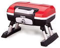 Cuisinart Petite Gourmet Portable Gas Grill, Compact Portable Grill Propane, 150 Sq. In. Cooking Surface, 5,500 BTU Burner Small Gas Grills for Camping, BBQ, Folding Legs and Carry Handles, Red - color: Petit Gourmet Tabletop Gas Grill, Red