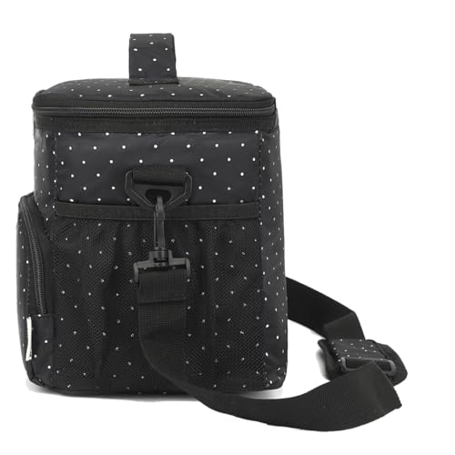 GYEUKHAM Insulated Lunch Bag for Adult/Women/Men, Reusable Large Lunch Box Cooler Soft Leakproof Tote, Thermal Meal Prep Lunch Pail with Adjustable Shoulder Strap for School/Travel/Office, Dot - color: Dot