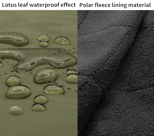 Wind Tour Warm Polar Fleece Blanket Picnic Outdoor & Beach, Machine Washable Camping Quilt for Cold Weather, Adventure, Sleeping, Backpacking (Army Green) - color: Army Green