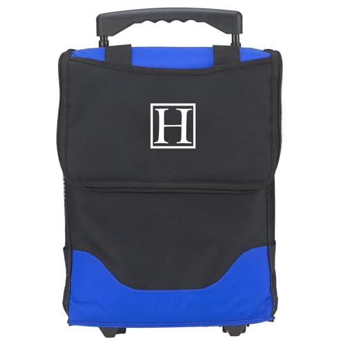 Picnic at Ascot Personalized Monogrammed 32 Can Collapsible Rolling Insulated Cooler- Designed & Quality Approved in The USA - style: Letter - H