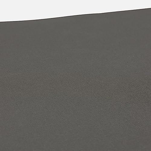 Pillow Perfect Fortress Solid Indoor/Outdoor Floor Pillow Plush Fill, Weather and Fade Resistant, Floor - 25" x 25", Grey, - color: Grey Fortress Canvas Charcoal, size: Floor - 25" x 25"