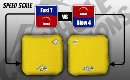 Cornhole Solutions Cornhole Bags Set of 8 – Regulation Pro Style 6x6 – Resin Filled + Tote Bag - color: Black/Royal