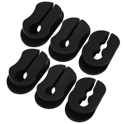 6pcs Charging Port Cover, Silicone Scooter Cable Grommet Water Proof Cable Buckle Protector Accessories for G30 Electric Scooter