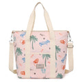 Nanxson 9L/15L/29L Extra Large Insulated Lunch Bag for Women Adult Reusable Leakproof Picnic Lunch Box Freezable Cooler Tote Bag (29L,B-Pink Cocos) - color: B-Pink Cocos, size: 29L