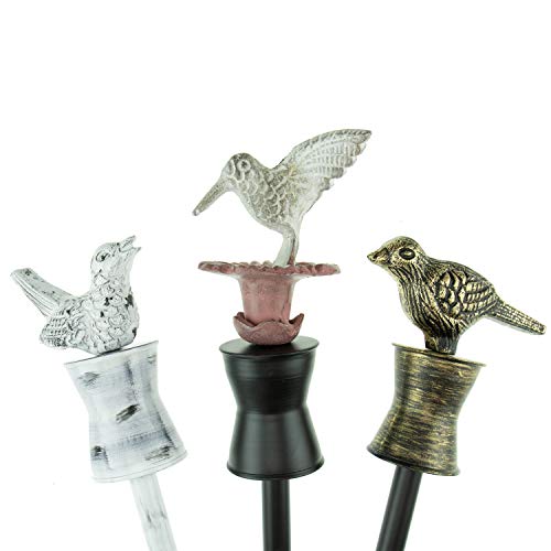 Clever Garden Heavy Duty Decorative Hose Guide - White Sparrow, 1 Pack