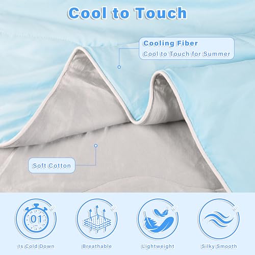 Kritter Planet Summer Cooling Blanket for Dogs, Soft Cooling Mat for Large Medium Dogs, Cooling Dog Bed Cover for Hot Weather, Washable, 50 x 60 inch