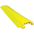 EZ Runner PVC Drop Over Cable Ramp Cable Protector - 3 Channel - Yellow - color: Yellow, size: 3-Channel (1 Piece)