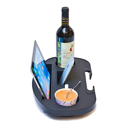 C-CHAIN Zero Gravity Chair Tray - Cup Holder for Fold Lounge Chairs, Zero Gravity Lounge Chairs Universal Clip with Mobile Device Slot, Snack Tray, and Water Cups Tray (Large, 1 pc) - color: Large, size: 1 Pc