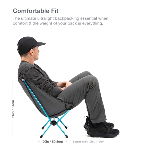 Helinox Chair Zero Ultralight Compact Camping Chair - color: Black, style: Chair Zero