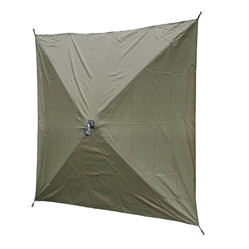 Clam Quick-Set Wind & Sun Panels 2-Pack – Green Screen Tent Sidewalls – Fits Traveler, Venture & Escape – Shade & Privacy – Easy Setup – Carry Bag – Tent Not Included - color: Green, size: 2 Panel