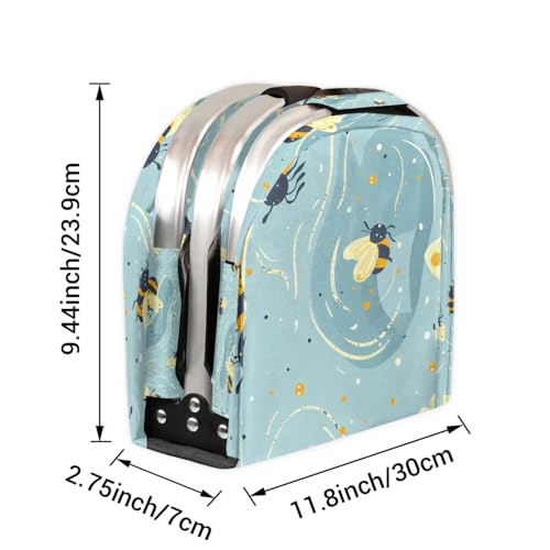 Picnic Basket, MARYHFENVA Collapsible Shopping Basket 40L Portable Grocery Basket with Handles Reusable Folding Market Basket Large Christmas Basket - color: Bee(style 2)