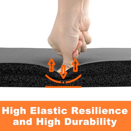 Kneeling Pad, Extra Thick Gardening Kneeling Pad for Women, Large Foam Bathtub Kneeling Pad for Bathing Baby, Waterproof Knee Pads Garden Workout Supplies, Grey - color: Dark Grey