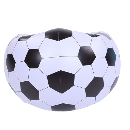 TOPINCN Inflatable Bean Bag Chair, Outdoor Blow up Chair Inflatable Lazy Sofa Soccer Design Inflatable Couch, PVC Football Sofa Portable Lounger for Living Room Bedroom Travel