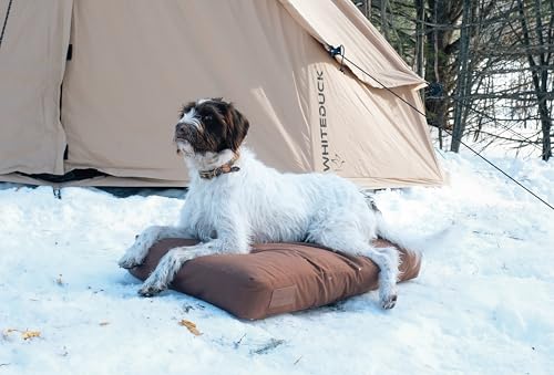 WHITEDUCK Dog Bed Cover (Black) 35" Lx20 Wx4.3 th (M) - color: Black - Only Cover, size: Medium