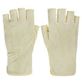 Lightweight Summer Fingerless Gloves Men Women UV Sun Protection Driving Cotton Gloves Nonslip Touchscreen Mittens - color: Beige