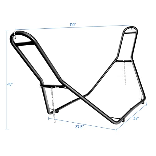 Giantex Universal 2 Person Hammock Stand Only, Heavy Duty Steel Hammock Frame Fits 9-13 Ft Hammock, 450LBS Capacity, Multi-Use Hammock Stand for Indoor Outdoor Yard Patio Deck