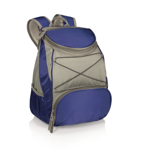 ONIVA - a Picnic Time brand PTX Backpack Cooler, Soft Cooler Backpack, Insulated Lunch Bag, (Navy Blue with Gray Accents) - color: Navy Blue with Gray Accents, style: PTX 1.0 Tarana Backpack Cooler
