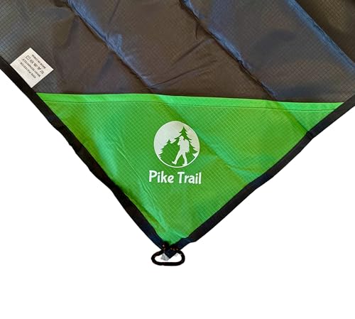 Pike Trail Pocket Beach Blanket (60 in X 56 in) – Lightweight Sand Proof Picnic Blankets, Compact Outdoor Blankets, Waterproof Pocket Blanket for Hiking, Camping, Picnics, Travel and Beach Trips - color: Apple Green