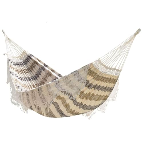 Vivere Authentic Brazilian Luxury Hammock - 450 lb Capacity (Costa) - color: Costa