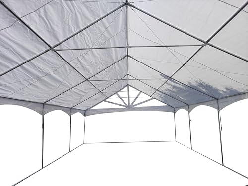 DELTA 40'x20' PVC Marquee Tents for Parties, Large Party Tent, Outdoor Wedding Tent, Heavy Duty Fire Retardard Waterproof Canopy, Carpas para Fiestas,Outdoor Event + 7 Storage Bags - style: 40'x20' PVC Marquee Tent