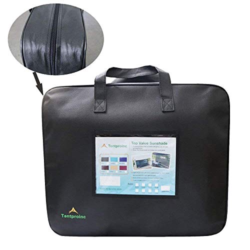 Tentproinc RV Awning Sun Shade Screen 7' X 11' 3'' (Fit fot 12' Awning) Mesh Sunshade UV Blocker Complete Kits Motorhome Camping Trailer Awning Sunscreen Screenshade - 3 Year Warranty (Black) - color: Black, size: 7' x 11'3'' -Actual Measurement