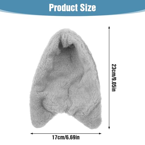 Comfort Corner Fleece Bird Blanket for Cage Cuddle Nest Hanging Warmer Parrot House Cozy Birds Bed Warm Birds Shelter Bed for Cage Hanging Hammock Toy for Greys Parakeet Cockatiel Conure - color: grey