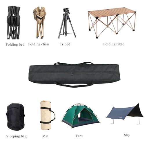 Heavy Duty Water-Resistant Grill & Tent Storage Bag - XL Organizer for BBQ Utensils, Canopy, Hammock, Roof Top Tent & Fishing Rods with MOLLE Straps (25''(L) x5.9''(W) x5.9''(H)) - size: 25''(L)x5.9''(W)x5.9''(H)