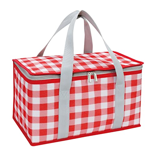 Cooler Bags Insulated for Beach, 15-Can Leakproof Soft Insulated Cooler Bag, Large Collapsible Portable Picnic Basket, Cooler Bags for Travel for Camping Beach Fishing,12.71quart - color: Red