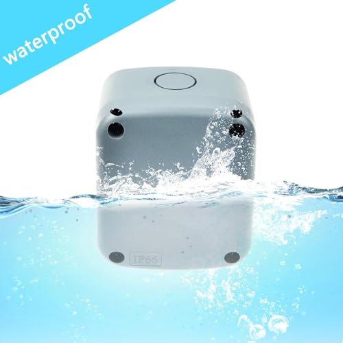Small IP66 Weatherproof Enclosure in Grey,Nineleaf Outdoor Electrical Box 3 1/4" X2 3/4" X2 1/4",ABS Plastic Junction Box Indoor/Outdoor,3PK - color: 3PK, size: 86x74x62mm