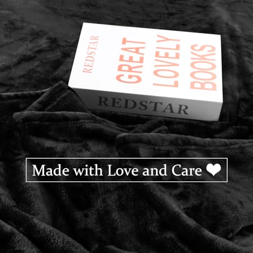 Edenleaf Big Oversized Soft Blanket, Giant Fleece Companion 120x120, California King Warm Blanket for Whole Family, Bed, Sofa, Couch, Travel, Camping 120x120 Black - color: Pure Black