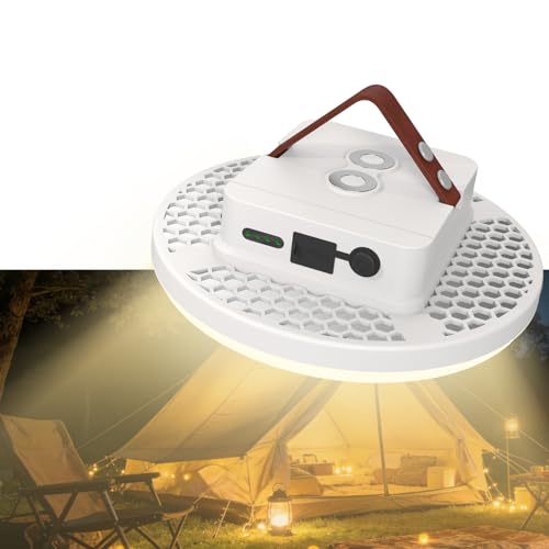 Rechargeable Camping Tent Light 16500mAh 60W 6000Lumen Battery Operated LED Lights IPX5 Waterproof Portable Lamp for Power Outages Outdoor Emergency Home Use - size: 60W