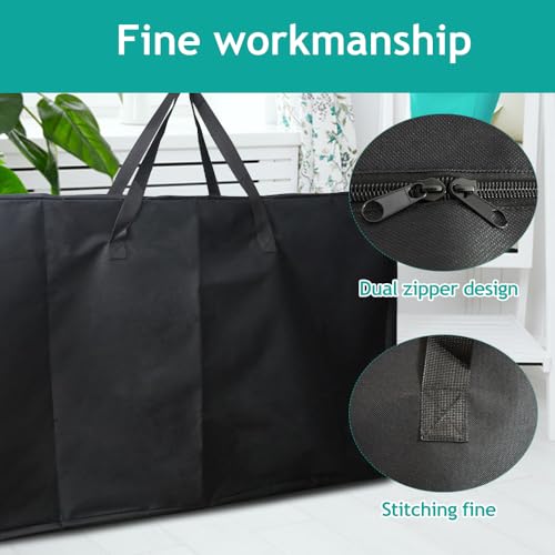 Heavy Duty Folding Chair Storage Bag, 600D Chair Storage Case for Beach Chair Camping Chair Zero Gravity Chair Folding Recliners, Extra Large Travel Bag with Zippers, 41.5" Lx 11" Wx 28.5" H - size: 1 Pack