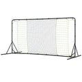 Franklin Sports Soccer Rebounder - Tournament Steel Rebounding Net - Perfect for Backyard Practice and Training - 12' x 6' & 6' x 4' - style: 12' x 6' - Black