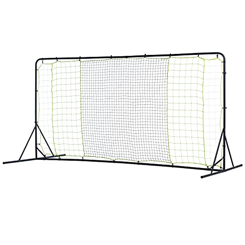 Franklin Sports Soccer Rebounder - Tournament Steel Rebounding Net - Perfect for Backyard Practice and Training - 12' x 6' & 6' x 4' - style: 12' x 6' - Black