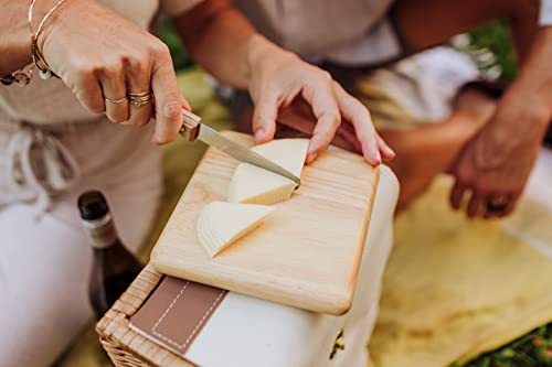 PICNIC TIME Corsica Wine and Cheese Picnic Basket - Tote Bag - Gift for Wine Lovers, (Beige Canvas), 12 x 7 x 17 (Pack of 2) - size: 9.75 x 6.5 x 13.75 (Pack of 2), style: Corsica Wine & Cheese Picnic Basket, 2-Bottle Wine Carrier
