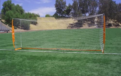 Bownet Portable Folding Soccer Goal – Pop Up Backyard & Training Soccer Net for Indoor or Outdoor – Easy Setup with Carry Bag - size: 6'6\ x 18'6\