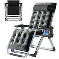 Slsy Zero Gravity Chair, Reclining Lounge Chair with Removable Cushion & Tray for Indoor and Outdoor, Patio Recliner Folding Reclining Chair - color: Microfleece Gray, style: Zero Gravity Chair