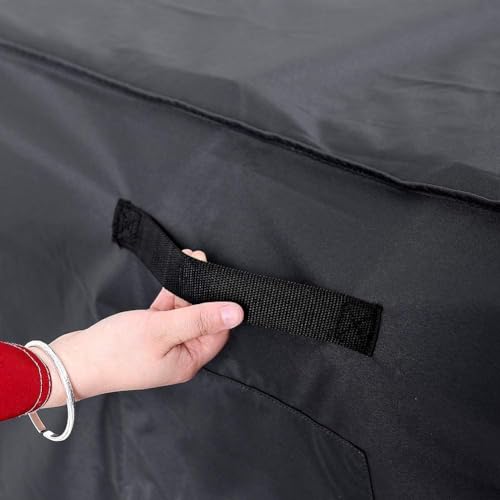 Tempera Patio Furniture Cover, Outdoor Table Covers Waterproof Square, Heavy Duty Deck Furniture Covers for Winter, 64''L x 64''W x 27.8''H,Grey - color: Grey, size: L64*W64*H27.8
