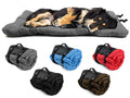 Outdoor Dog Bed, 35”x24“ Portable Camping Travel Dog Bed, Soft, Comfortable, Waterproof, Non-Slip, Machine Washable Easy to Clean Pet Mat for Small, Medium and Large Dog and Cat